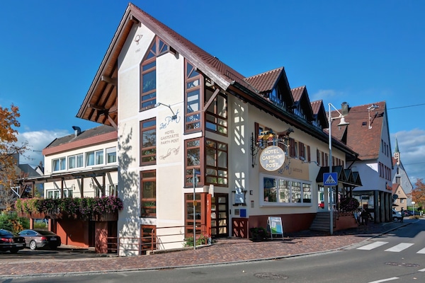 Vista frontal de la propiedad