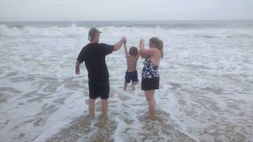On the beach