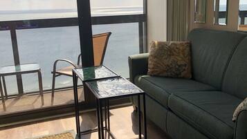 TV, DVD player, table tennis, books