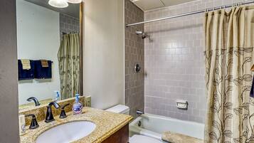 Hair dryer, towels