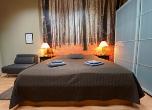 Apartemen Superior | Tempat tidur bayi gratis, Wi-Fi gratis, dan seprai linen