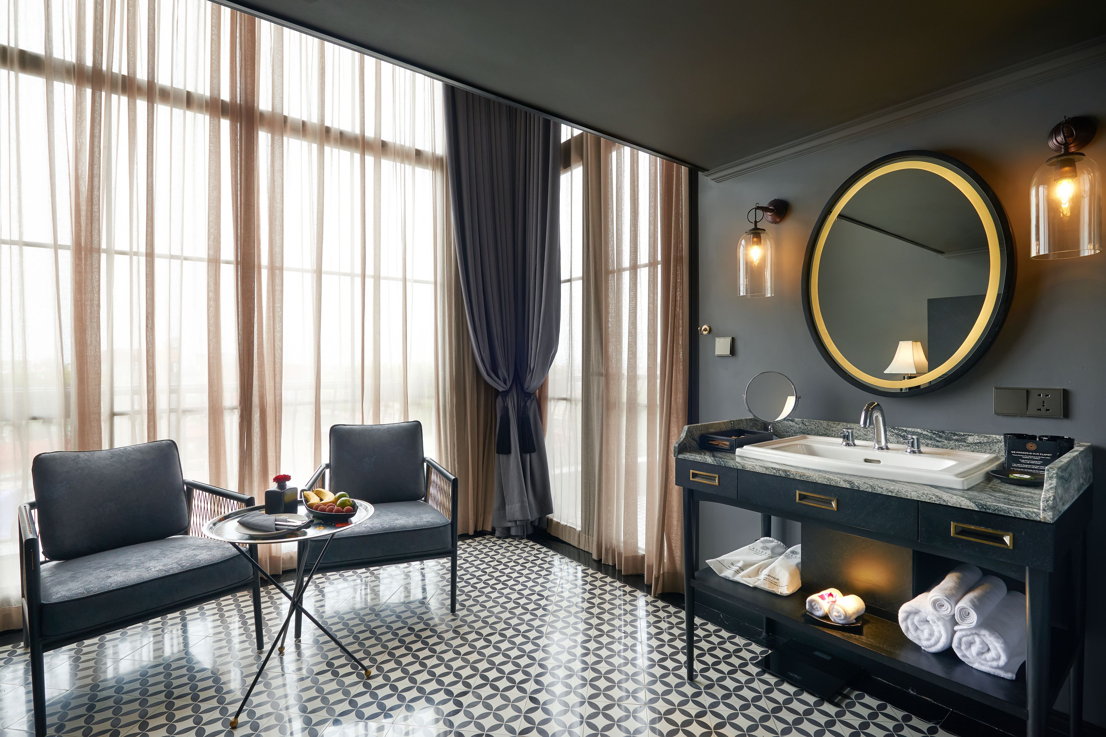 premium duplex suite | living room | 32-inch led tv with cable channels, tv