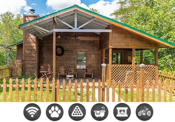 Cabin, 2 Bedrooms | Exterior - Heaven's Door 2 Bedroom Cabin by RedAwning (Pigeon Forge)