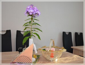 Daily buffet breakfast (EUR 7 per person)