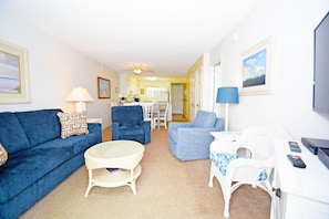 Condo, 2 Bedrooms | Living area | TV