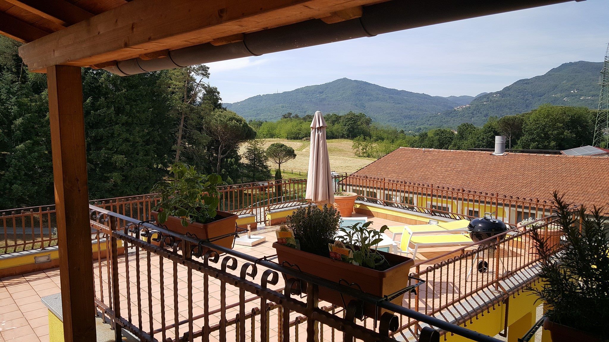 Huoneisto, 1 makuuhuone, terassi, näköala puutarhaan | Terassi/patio