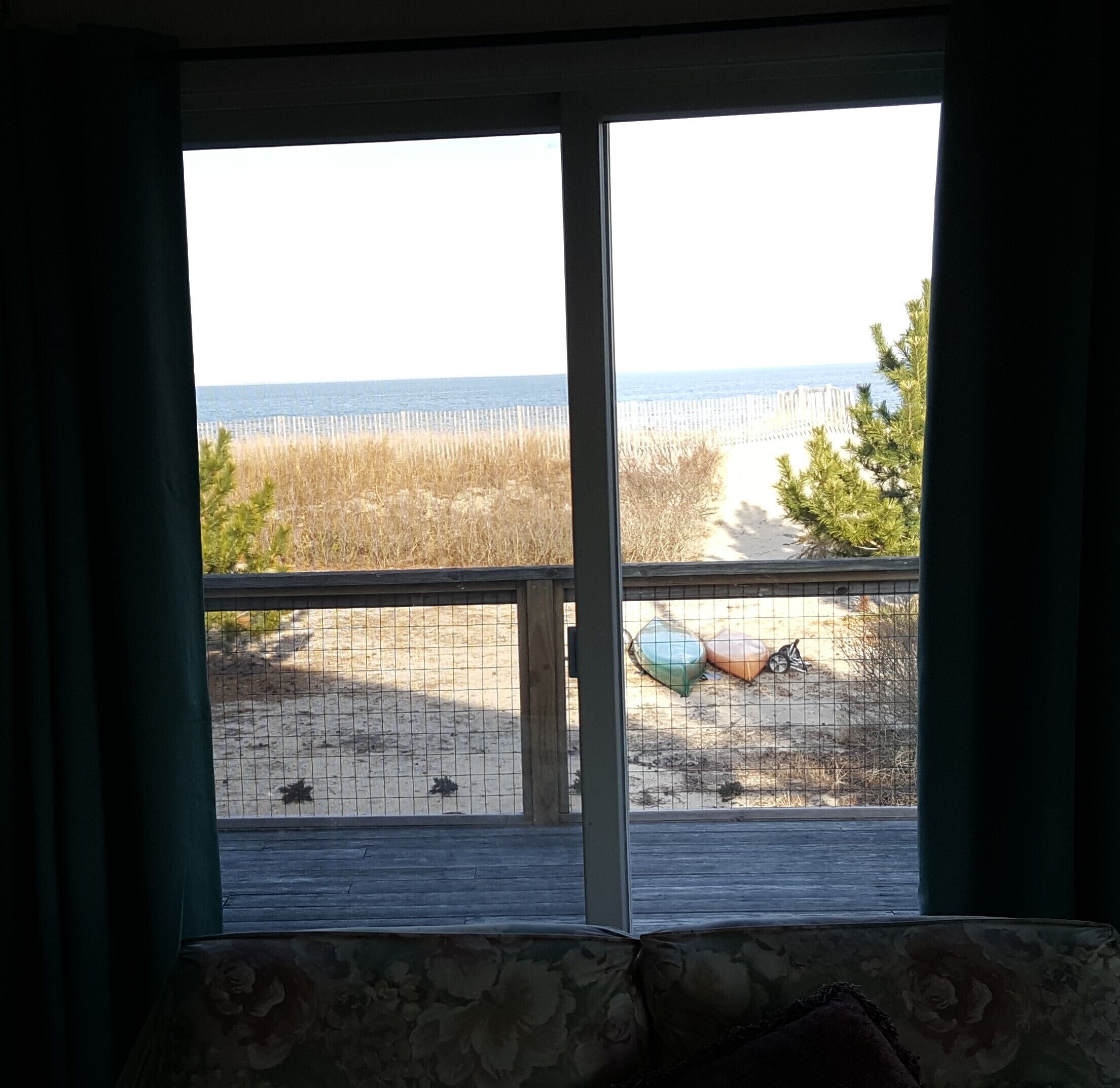 View through the Living Room Doors