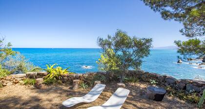 White House "Rais" apartment in villa on the sea near Cefalu '
