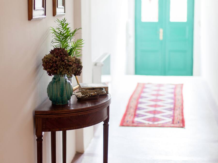 Interior entrance