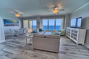 Living area - Gulf Crest #2305 - 2 Br Condo (Panama City Beach)