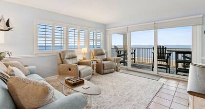 Beach Condo Miles-long Views Sand and Sea, Access to Private Fishing Pier by RedAwning