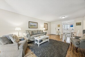 Condo, 2 Bedrooms | Living area - Newly Renovated Condo with Easy Access to Pool and Tennis Courts by RedAwning (Fernandina Beach)