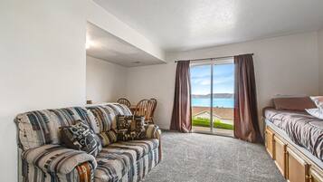 TV, fireplace, DVD player
