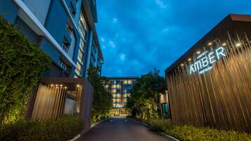 Front of property – evening/night