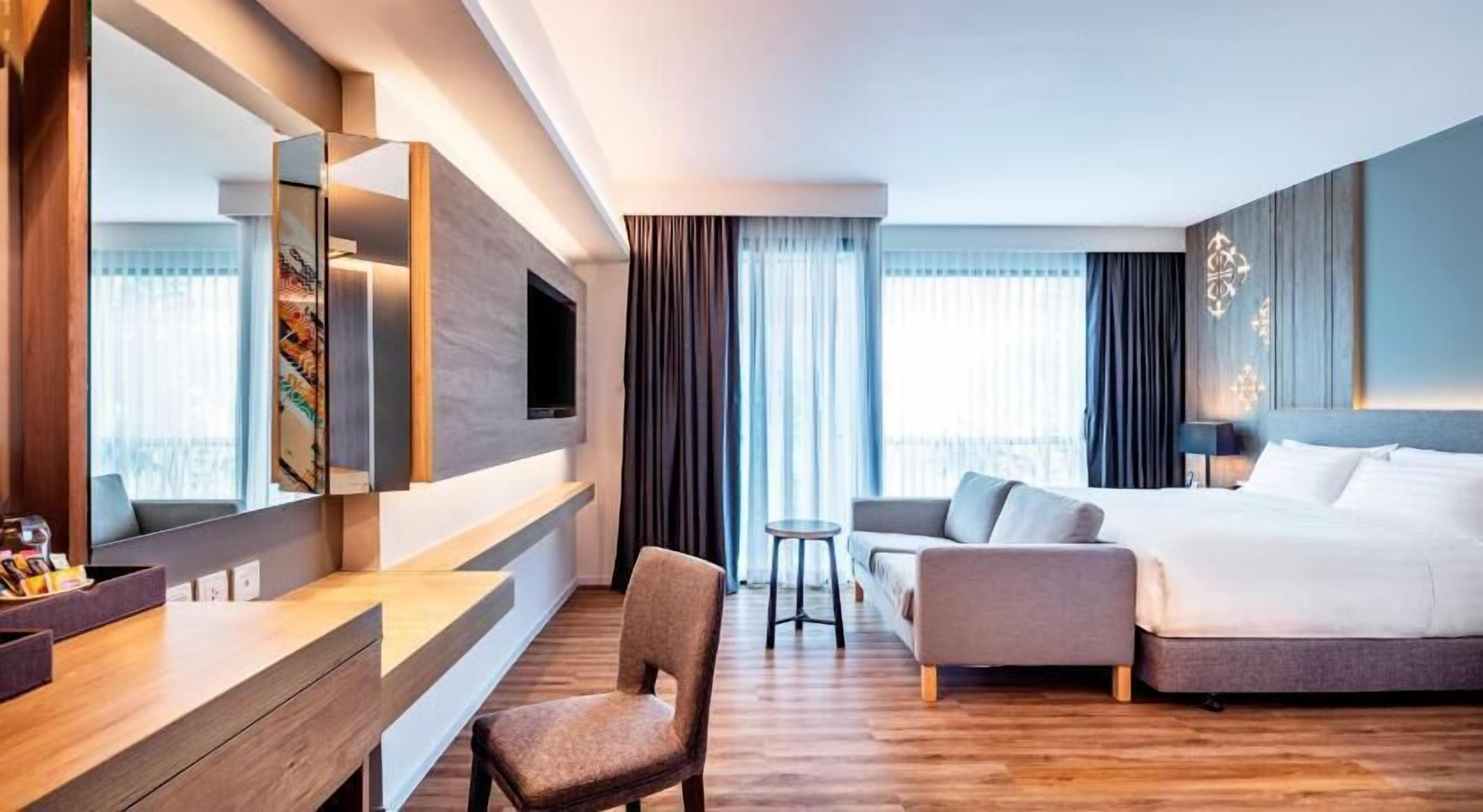 高級寝具、セーフティボックス (室内)、客室ごとに異なる装飾、客室ごとに異なるインテリア