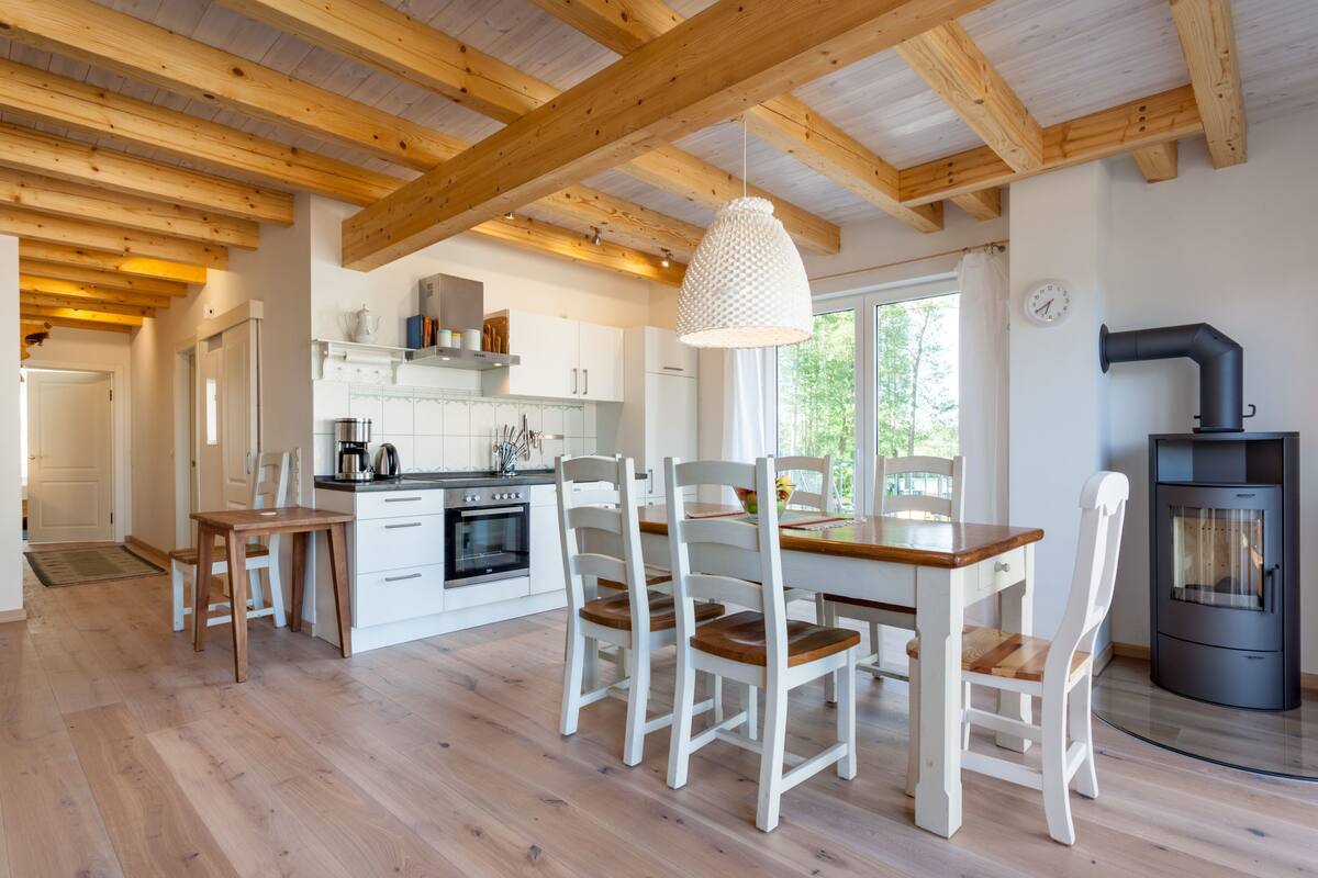 Lagoon 10 - Graureiher | Private kitchen | Full-sized fridge, microwave, oven, stovetop