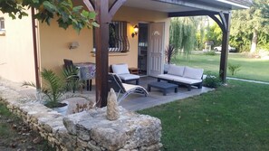 Terrace/patio -  Studio 3- free Parking - Sarlat center  (Sarlat-la-Canéda)