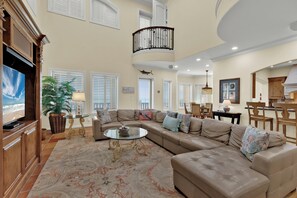 TV - Bella Vita: Huge Beach House with Incredible Views, Private Pool & Community Beach Access! (South Padre Island)