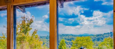 Blick von der Unterkunft