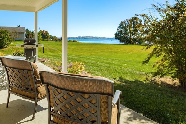 Terrace/patio - Oceanfront -Samoset Road, Rockland ME (Across from the Samoset Resort) (Rockland)