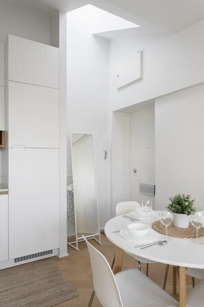 Superior Apartment, 1 Double Bed with Sofa bed, Non Smoking, City View | Living area