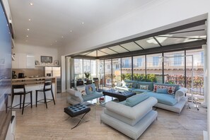 Apartment, 4 Bedrooms | Living area | Flat-screen TV - Amazing View Piazza Venezia (Rome)