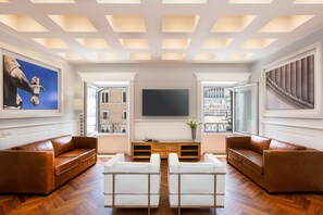 Design Apartment, 1 Bedroom, City View | Living room | LED TV - Amazing Vittoriano (Rome)