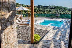 Villa, privat basseng (Balcony) | Terrasse/patio