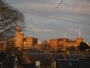 Vue sur la ville depuis l’hébergement
