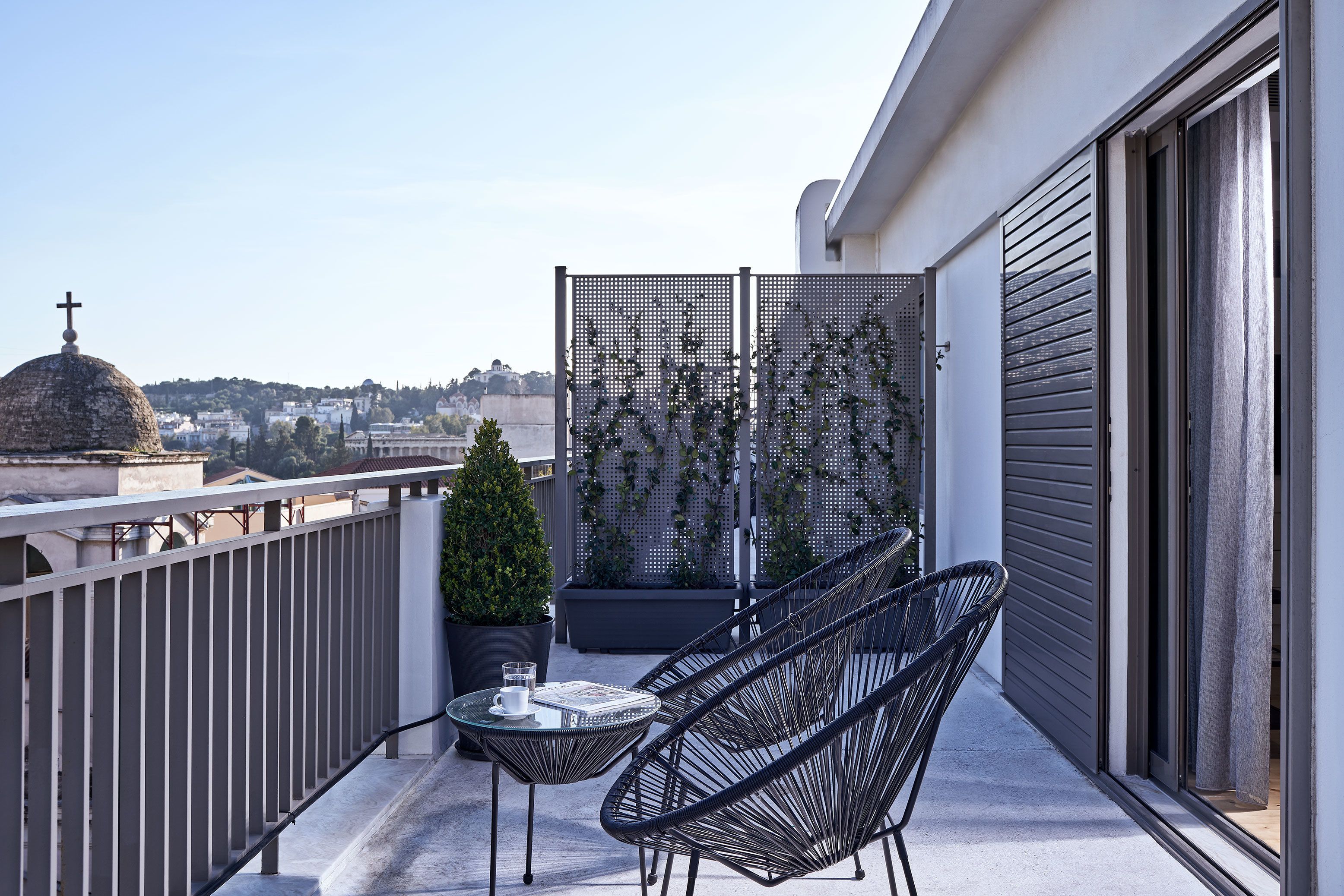 Superior-Apartment, 1 King-Bett, Terrasse | Terrasse/Patio