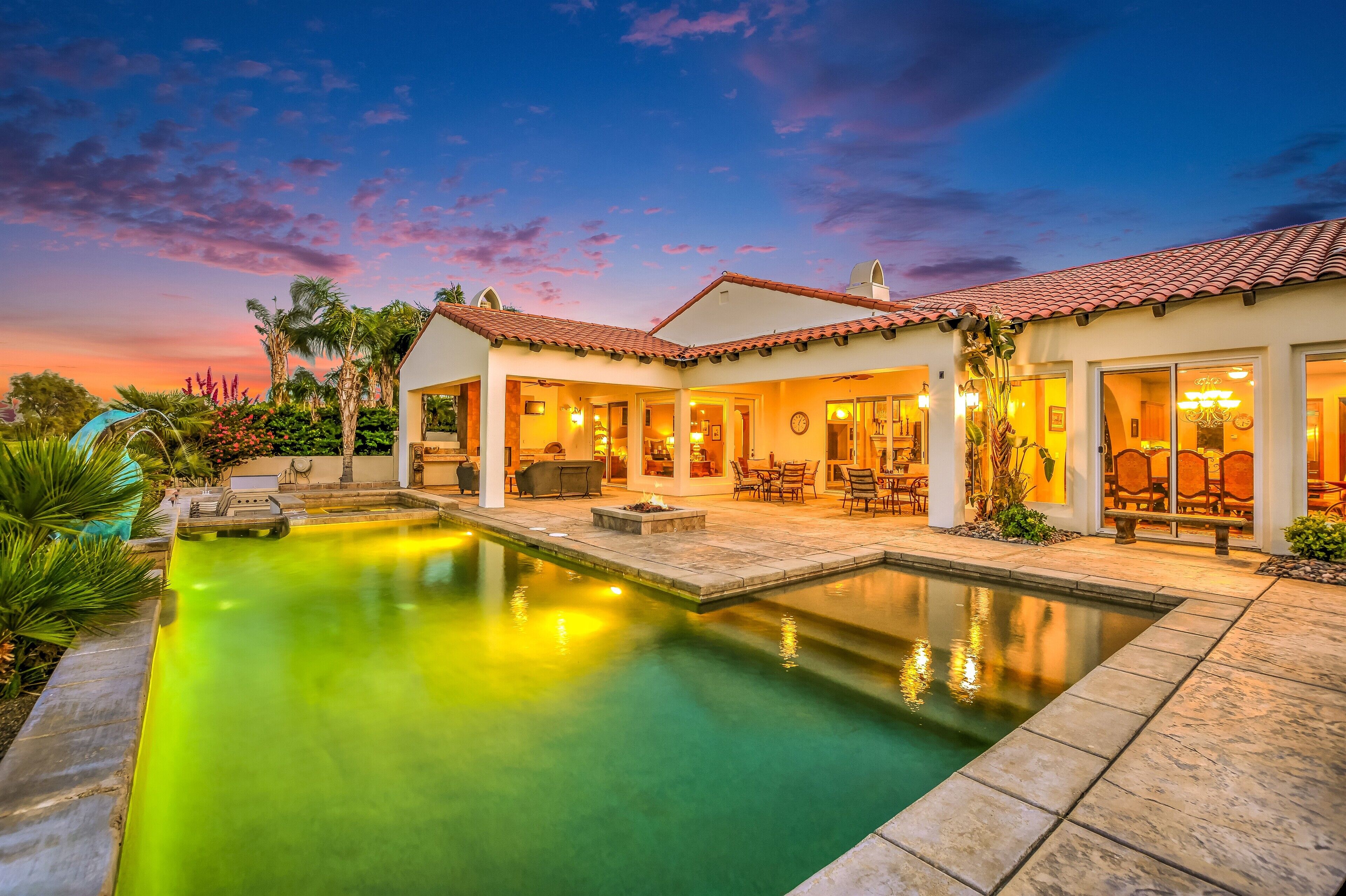 Luxurious living on the golf course with mountain and lake views!
