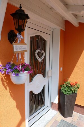 Voorkant van accommodatie