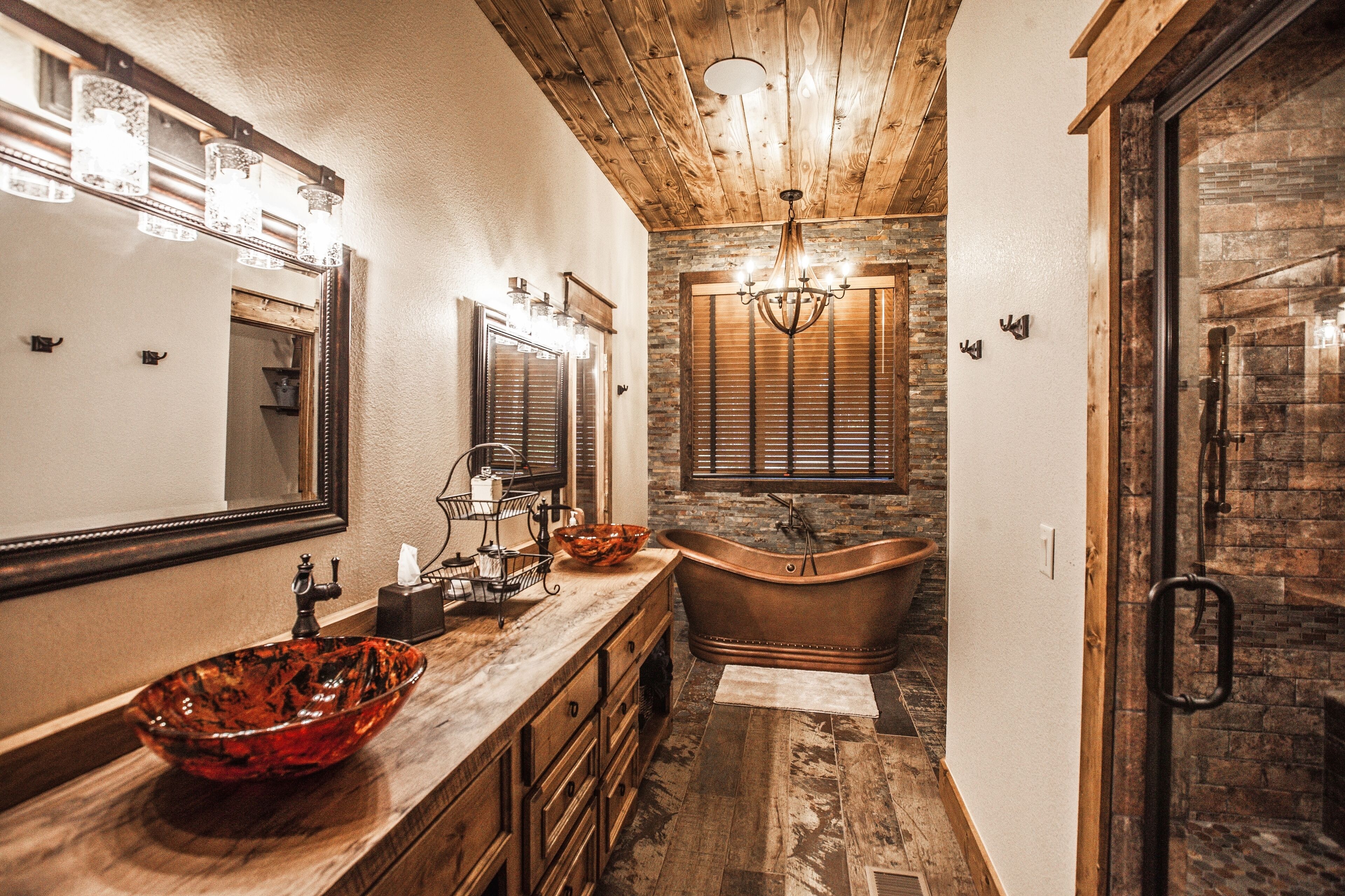 Bathtub, hair dryer, towels, soap