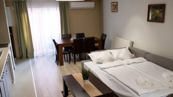 Basic Apartment, City View | 1 bedroom, individually furnished, desk, iron/ironing board