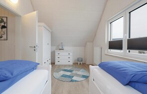 2 Schlafzimmer, Reisekinderbett, kostenloses WLAN