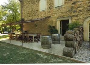 Terrace/patio - Le Moulin de Montségur (Montsegur-sur-Lauzon)