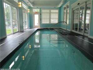 Indoor pool, outdoor pool - Two Bedroom, One Bathroom Cottage Next to Clubhouse & Pools (Wells)