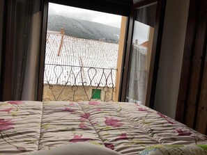 2 bedrooms, iron/ironing board, bed sheets