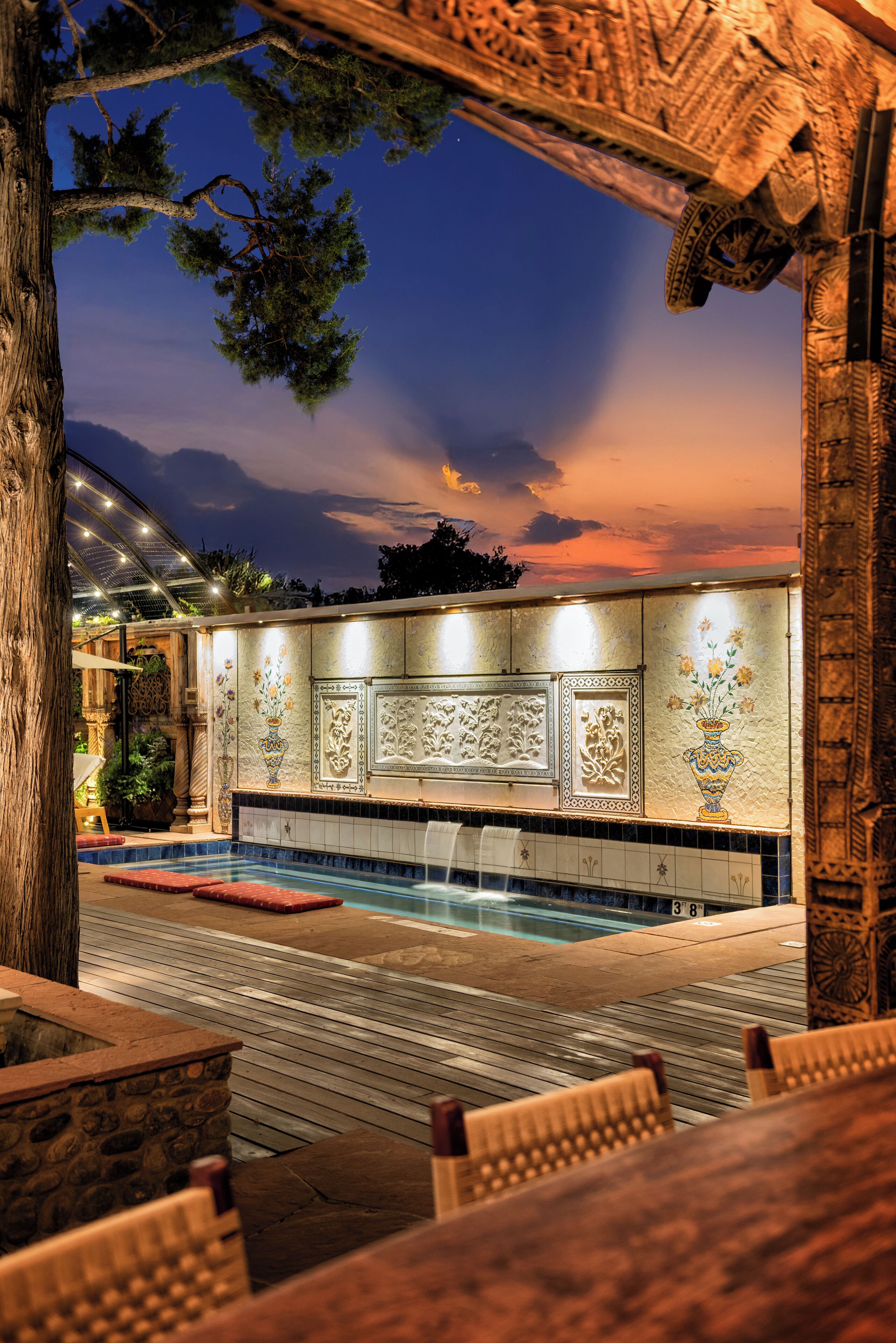 Seasonal outdoor pool