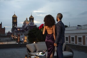 Rooftop terrace - L´Hotel Perla Boutique (Puebla)