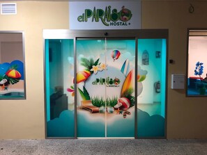 Entrada de la propiedad