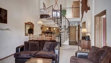 Condo | Living room | LCD TV, fireplace