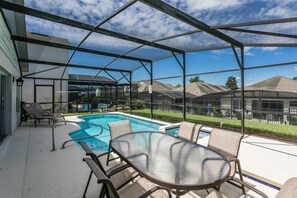 House, 4 Bedrooms, Private Pool | Terrace/patio - 4BR Pool Home Windsor Palms by SHV-2240 (Kissimmee)