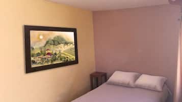 Habitación individual, 1 cama Queen size | Wifi gratis y ropa de cama