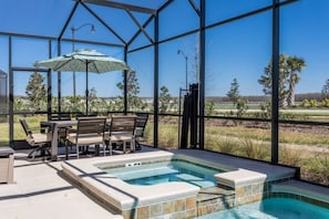 Private spa tub - 5BR Pool Home in Storey Lake by SHV-4817 (Kissimmee)
