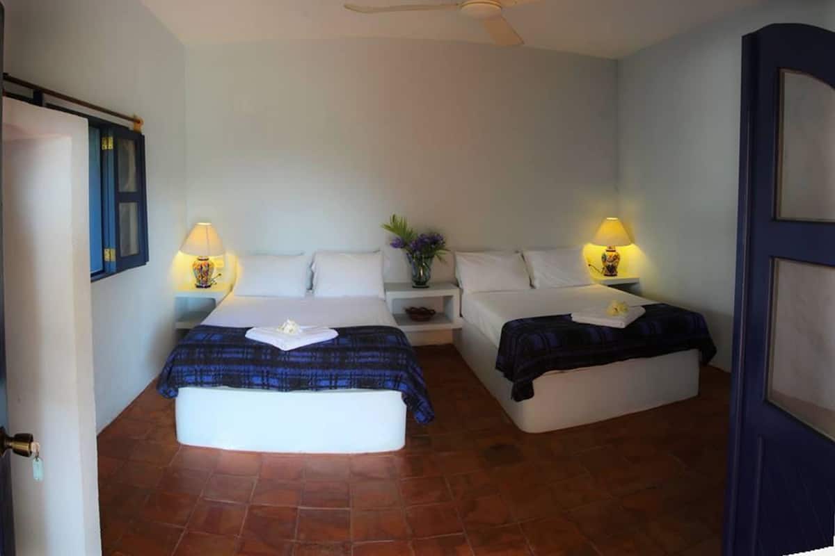 Basic House, 2 Double Beds | Iron/ironing board (on request), bed sheets