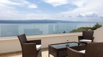 Panoramic Villa, 3 Bedrooms, Private Pool, Sea View | 3 bedrooms, Egyptian cotton sheets, premium bedding, blackout curtains