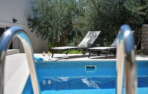 Villa Panoramique, 3 chambres, piscine privée, vue mer | Terrasse/Patio