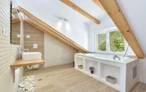 Villa Panoramique, 3 chambres, piscine privée, vue mer | Salle de bain