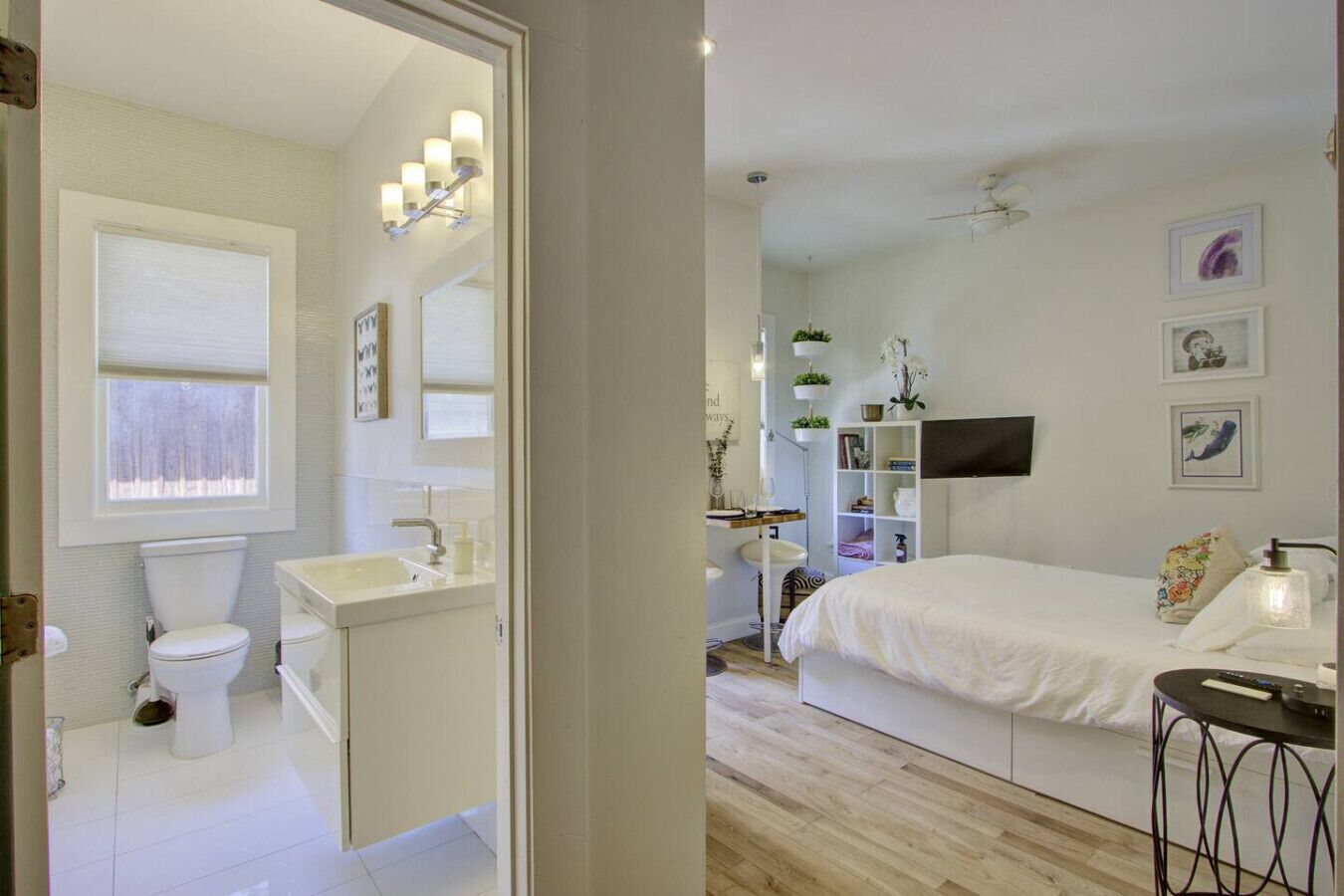 1 slaapkamer, een bureau, een strijkplank/strijkijzer, gratis wifi